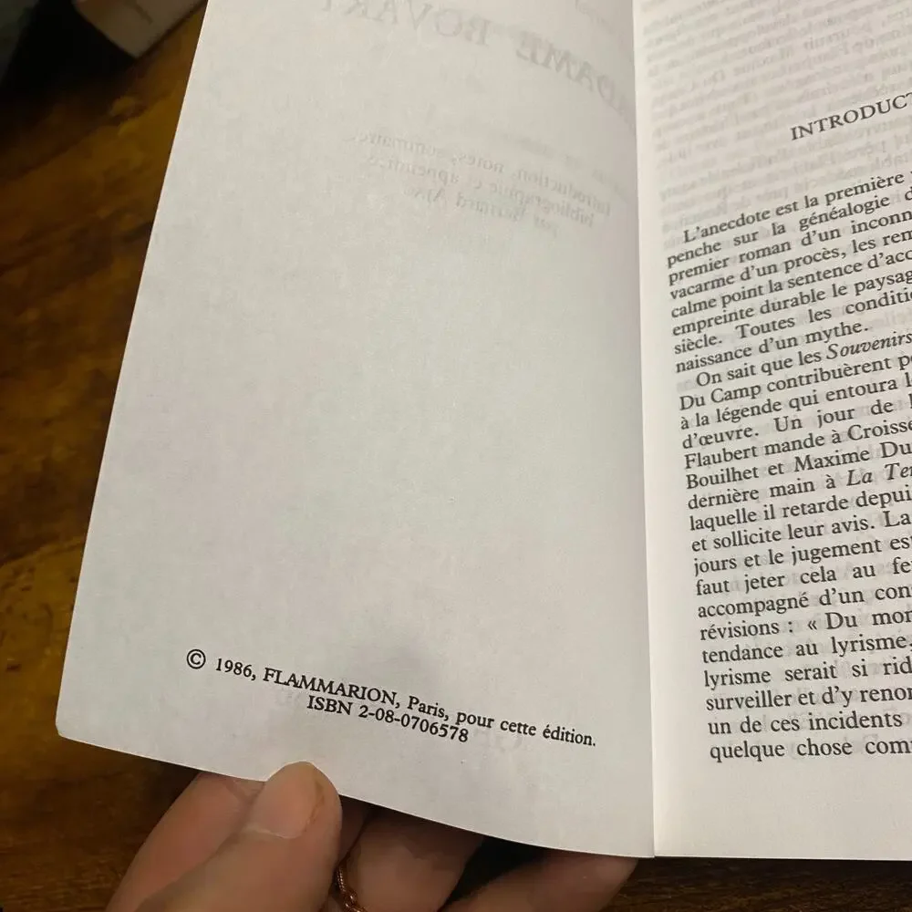 book madame bovary